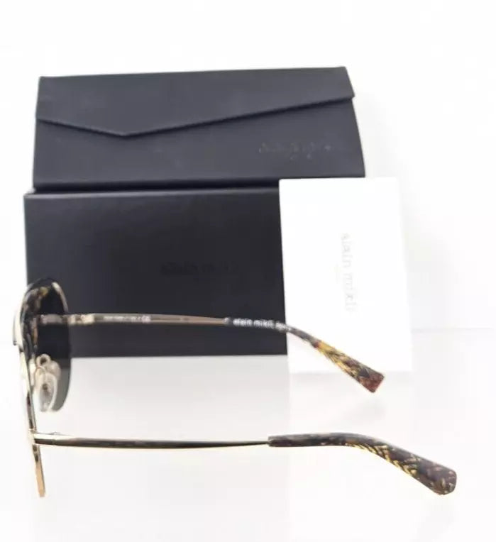 Brand New Authentic Alain Mikli Sunglasses 4010 A04010 Gold 002/71 Frame