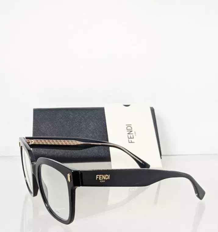 Brand New Authentic Fendi Eyeglasses 0463 807 51mm Gold Frame 0463