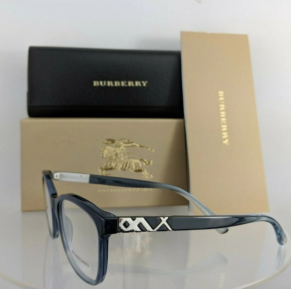 Brand New Authentic Burberry BE 2242 Eyeglasses 2242 2599 Blue Clear 53mm Frame
