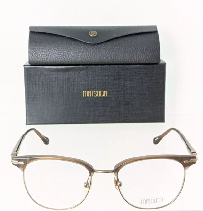 Brand New Authentic MATSUDA M2048 Eyeglasses 51mm Brown Frame
