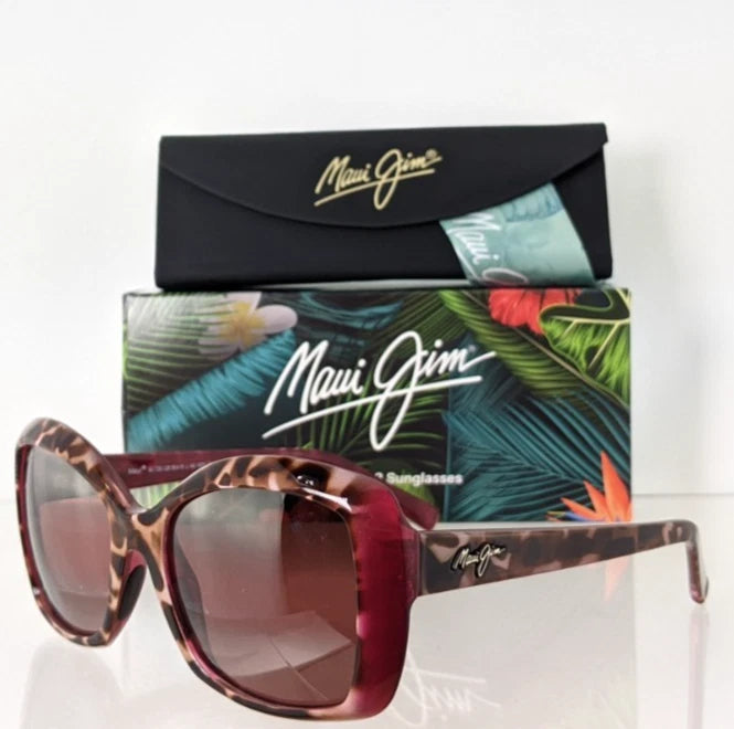 Brand New Authentic Maui Jim Sunglasses ORCHID MJ 735 - 12B STG - BG 56mm