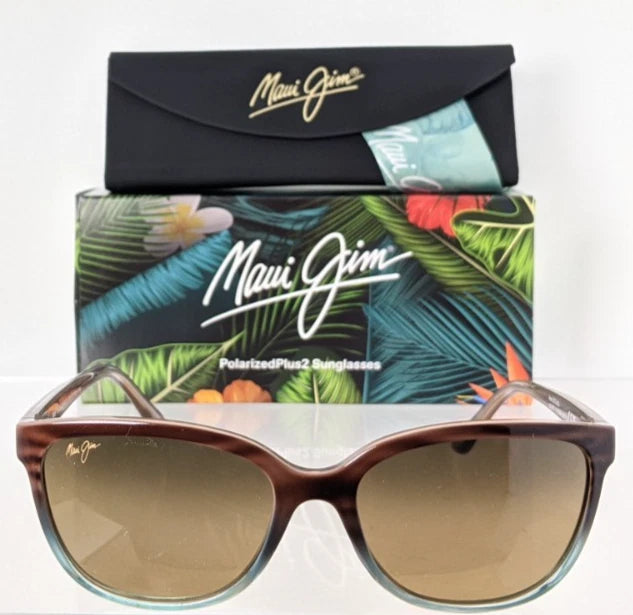 Brand New Authentic Maui Jim Sunglasses HONI MJ 758 - 22B STG-SG 54mm Frame