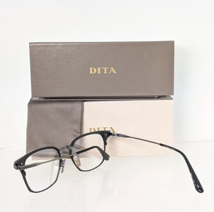 New Authentic Dita Eyeglasses UNION DRX-2068-B Black Silver 52mm Frame