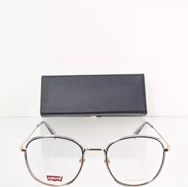 Brand New Authentic Levi Eyeglasses 1027 QWU Gold Grey 50mm Sunglasses