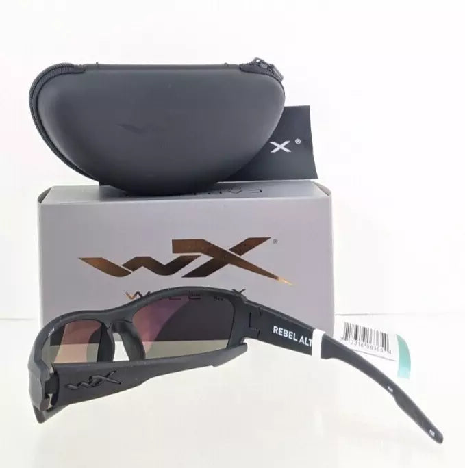 Brand New Authentic Wiley X Sunglasses WX REBEL ALT Matte Black Frame