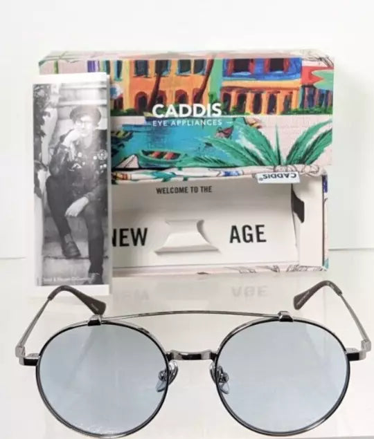 New Authentic CADDIS Eyeglasses Readers Venus 51mm Silver Frame Blocker Silver