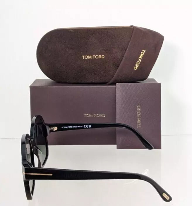 Brand New Authentic Tom Ford Sunglasses FT TF 1034 01B Hanley TF1034 57mm