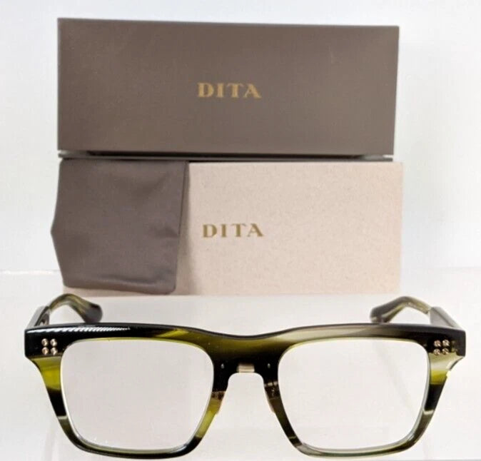 New Authentic Dita Eyeglasses THAVOS DTX-713-A-03 Olive Green 53mm Frame