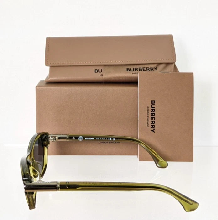 Brand New Authentic Burberry BE 4430 Sunglasses 4118/87 Olive Green Frame