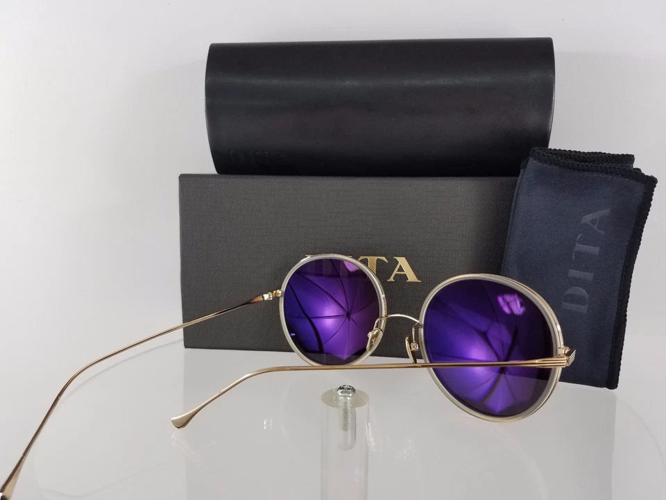 Brand New Authentic Dita Sunglasses Freebird 21012-E-GRY-GLD Frame 54mm