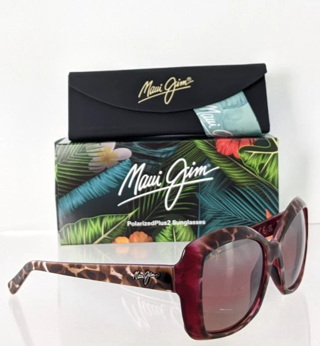 Brand New Authentic Maui Jim Sunglasses ORCHID MJ 735 - 12B STG - BG 56mm