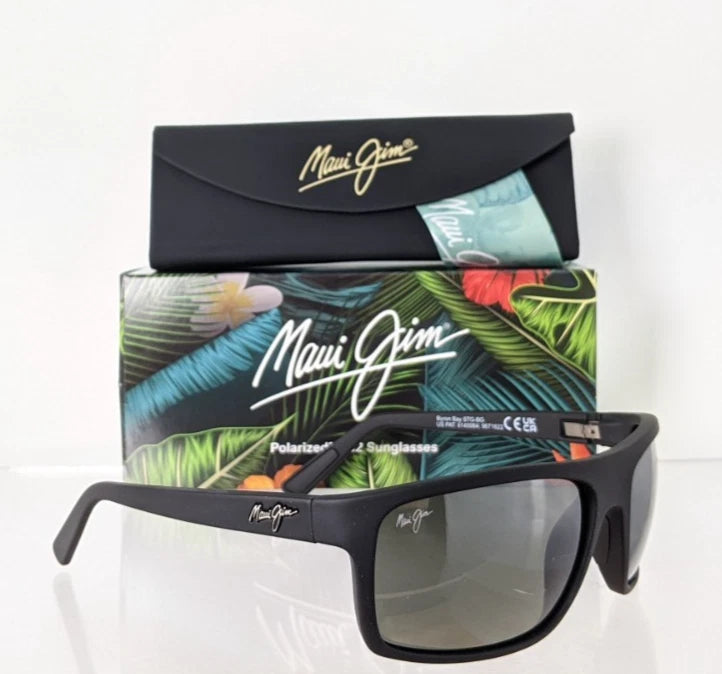Brand New Authentic Maui Jim Sunglasses BYRON BAY MJ 746 - 02MR STG - BG 62mm