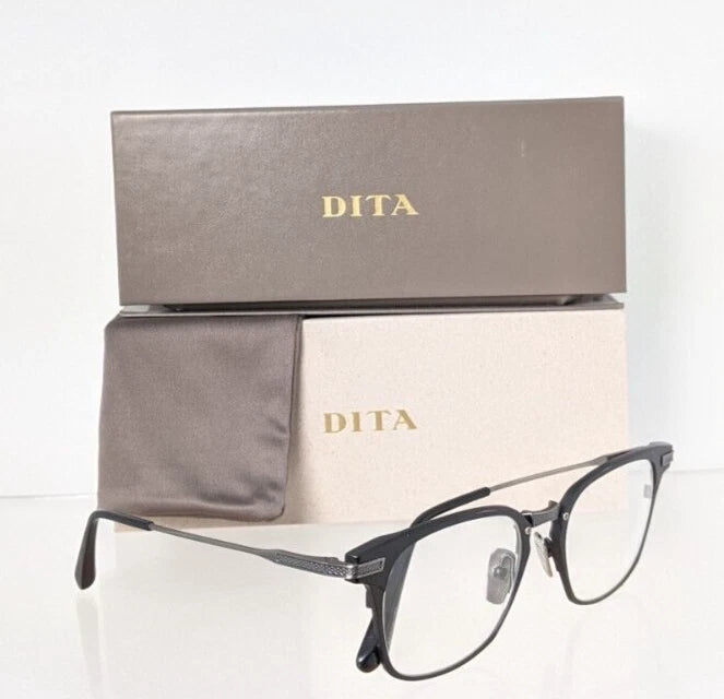 New Authentic Dita Eyeglasses UNION DRX-2068-B Black Silver 52mm Frame