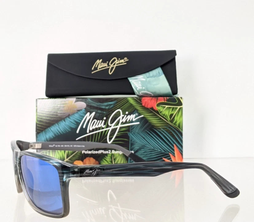 Brand New Authentic Maui Jim Sunglasses ONSHORE MJ 798 - 03S STG - BH 58mm