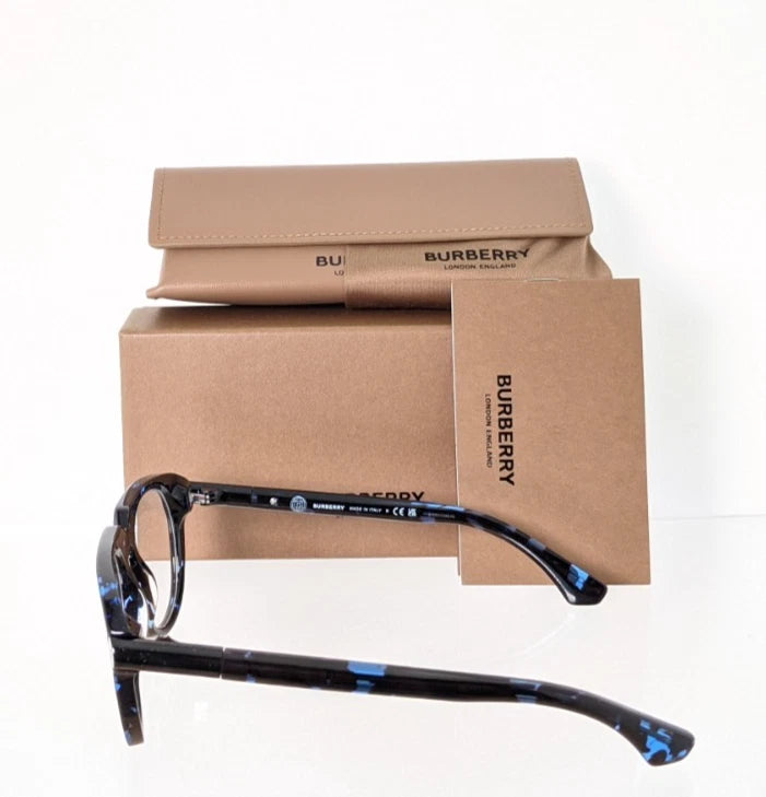 Brand New Authentic Burberry BE 2408 4111 Eyeglasses 2408-U Blue 51mm Frame