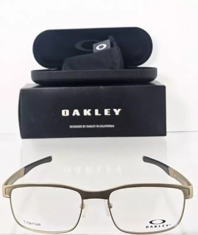 Brand New Authentic Oakley Eyeglasses 5132 - 0852 Satin Light Gold Surface Plate