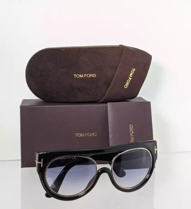 Brand New Authentic Tom Ford Sunglasses FT TF 360 01B Alana TF0360 55mm