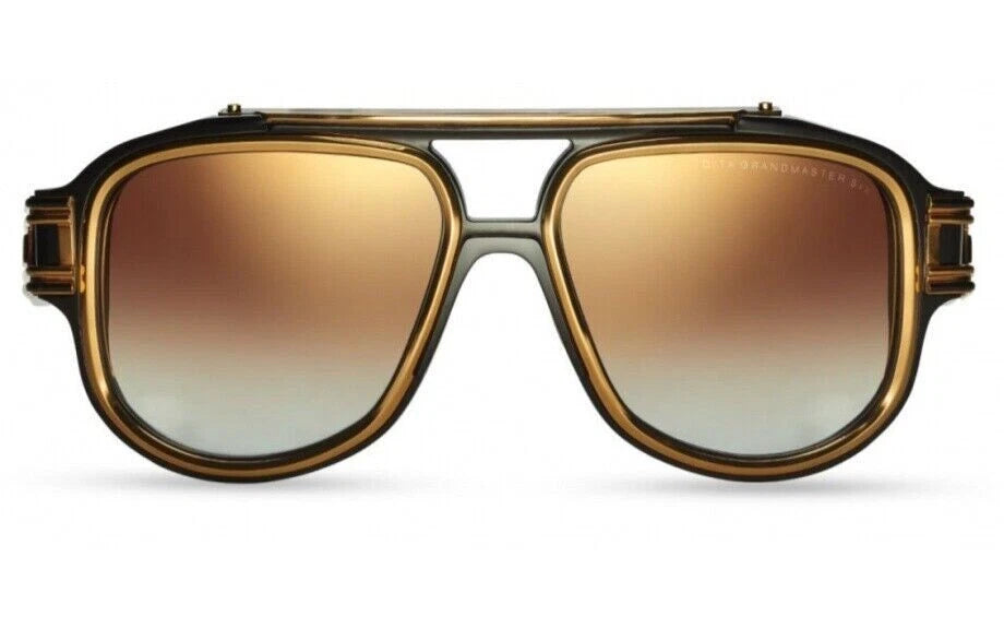 New Authentic Dita Sunglasses GRANDMASTER SIX DTS900 58-01A Black - Gold Limited