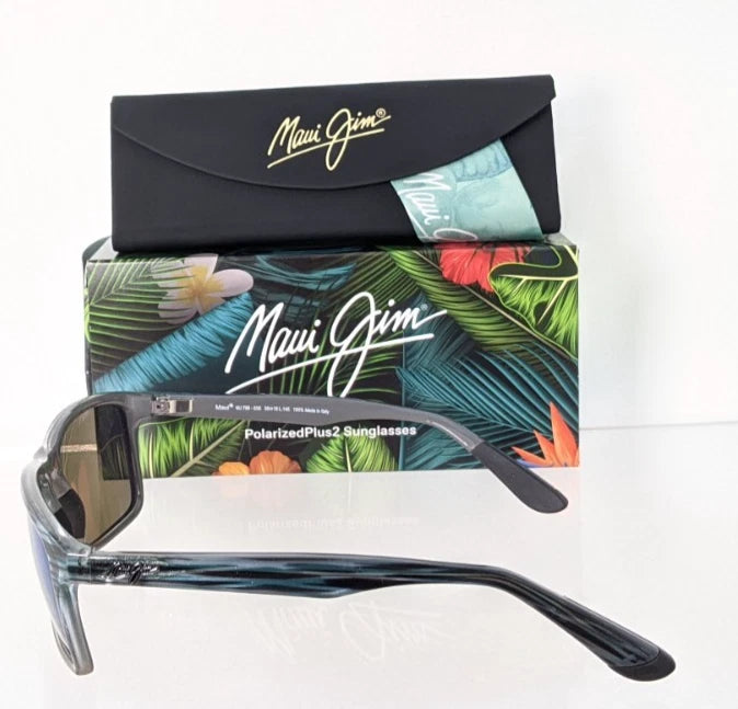 Brand New Authentic Maui Jim Sunglasses ONSHORE MJ 798 - 03S STG - BH 58mm