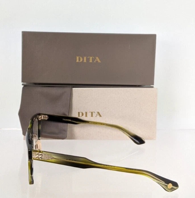 New Authentic Dita Eyeglasses THAVOS DTX-713-A-03 Olive Green 53mm Frame