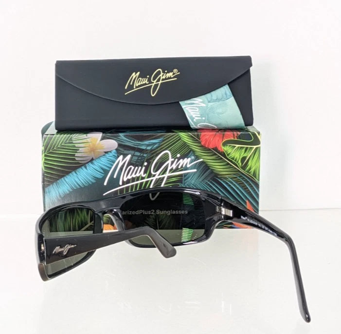 Brand New Authentic Maui Jim Sunglasses PEAHI MJ 202 - 02 STG - BG 65mm