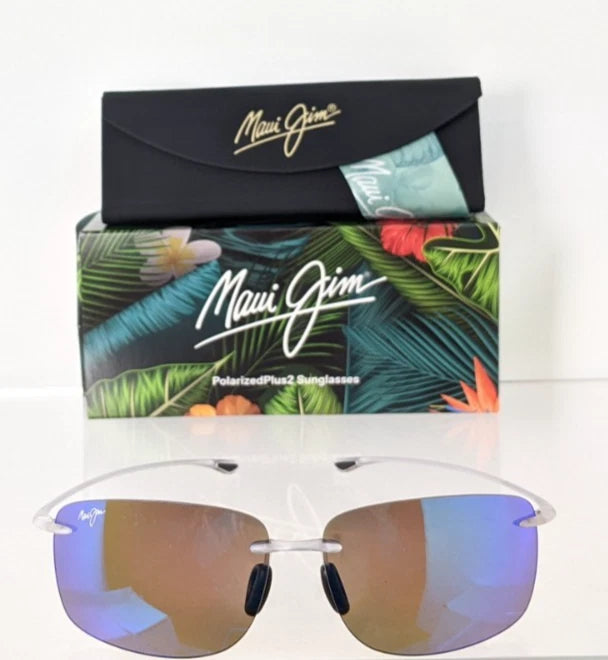 Brand New Authentic Maui Jim Sunglasses HEMA MJ 443 - 05CM MPLT - BH 62mm