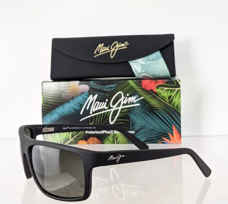 Brand New Authentic Maui Jim Sunglasses BYRON BAY MJ 746 - 02MR STG - BG 62mm