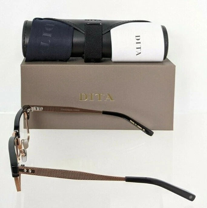 Brand New Authentic Dita Eyeglasses STATESMAN THREE DRX-2064-F-BLK-RGD-52