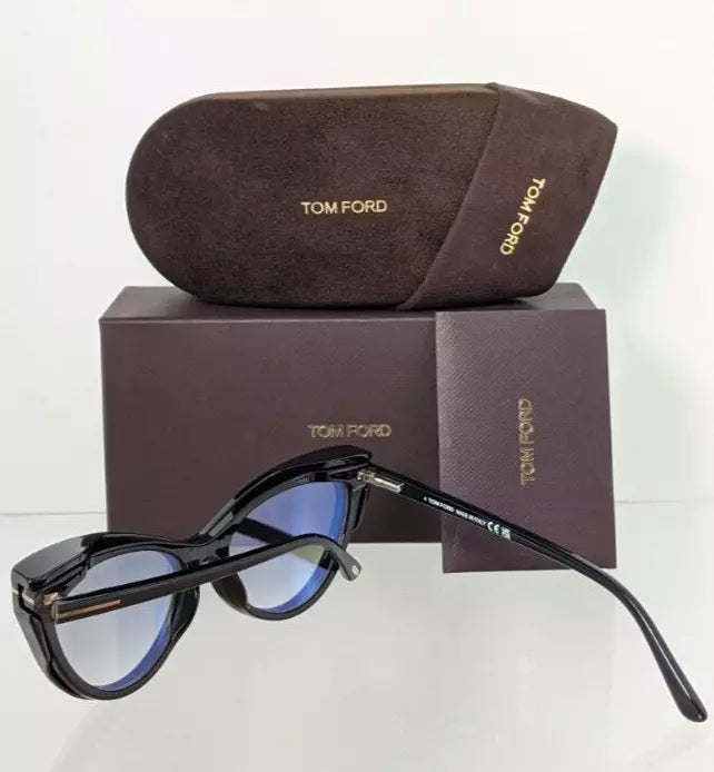 Brand New Authentic Tom Ford TF 5896 Eyeglasses 001 Frame FT 5896-B with Clip on