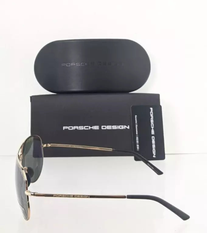 Brand New Authentic Porsche Design Sunglasses P 8508 A Gold P' 8508