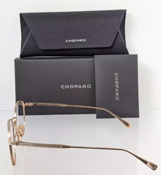 Brand New Authentic Chopard Eyeglasses VCHC 55 0349 52mm Gold Frame VCHC55S