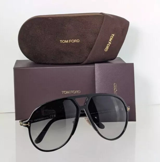 Brand New Authentic Tom Ford Sunglasses FT TF 1061 01B Bertrand - 02 TF1061 64mm