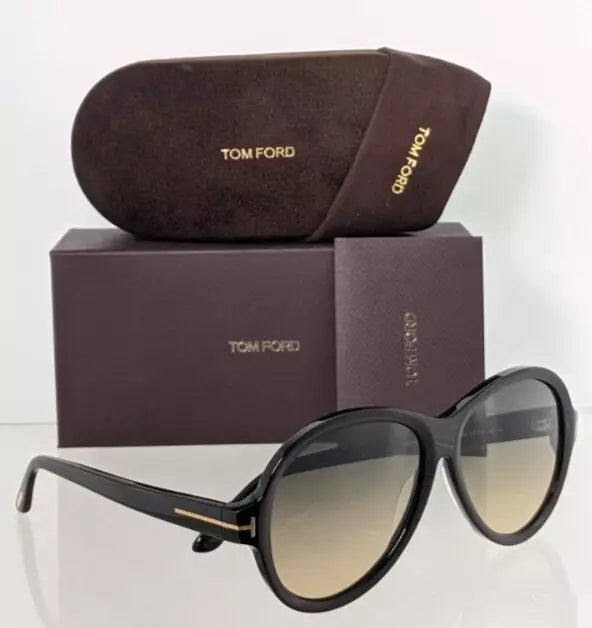 Brand New Authentic Tom Ford Sunglasses FT TF 1033 ECO 01B Camryn TF1033 59mm