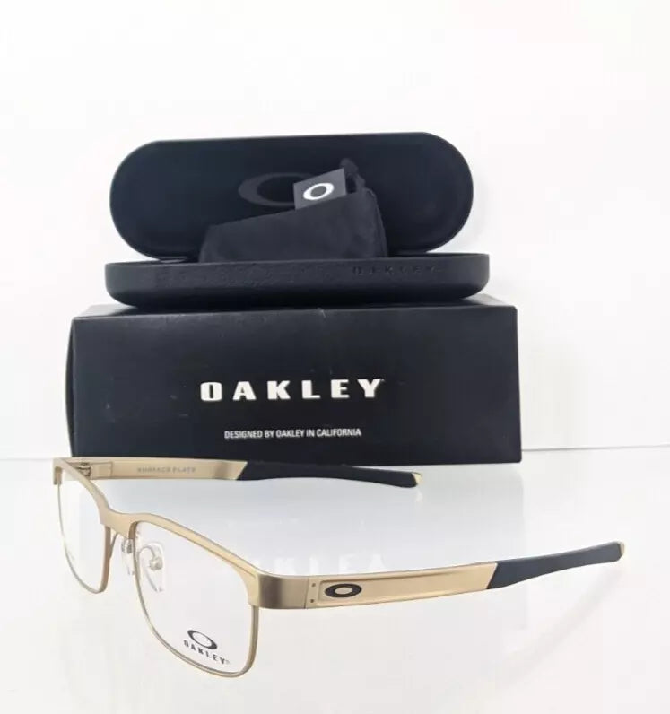 Brand New Authentic Oakley Eyeglasses 5132 - 0852 Satin Light Gold Surface Plate