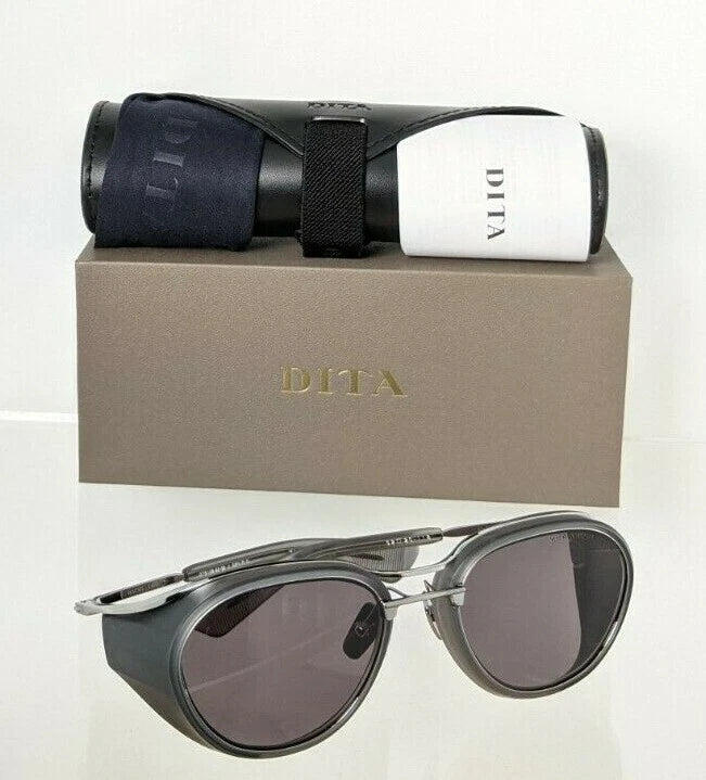 Brand New Authentic Dita Sunglasses NACHT - TWO DTS128-52-02 Grey PLD Frame