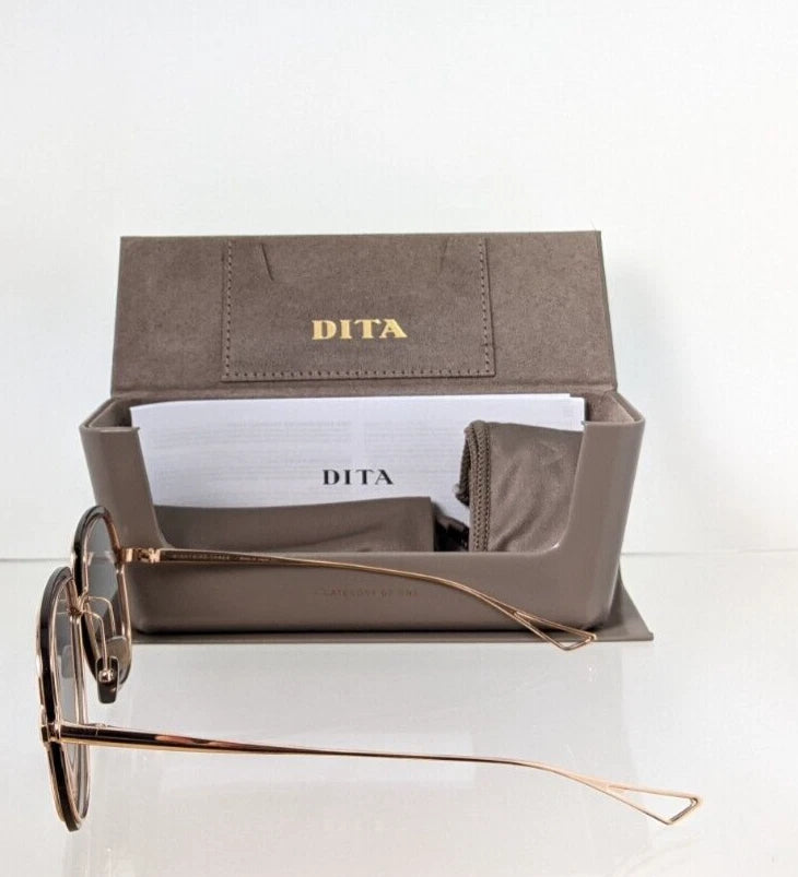 New Authentic Dita Sunglasses NIGHTBIRD - THREE DTS 520-62-02 Gold Frame