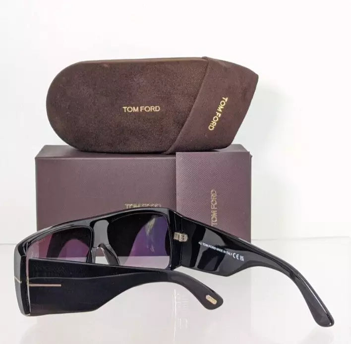 Brand New Authentic Tom Ford Sunglasses FT TF 1036 01B Raven TF1036 60mm