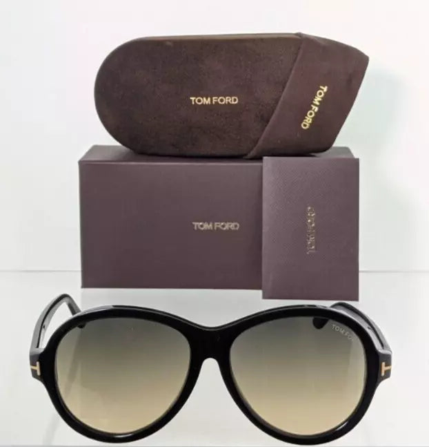 Brand New Authentic Tom Ford Sunglasses FT TF 1033 ECO 01B Camryn TF1033 59mm