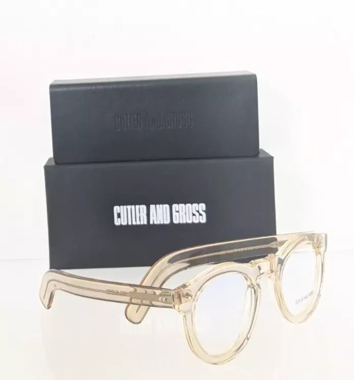 Brand New Authentic CUTLER AND GROSS OF LONDON Eyeglasses 0734 GOP 0734 48mm