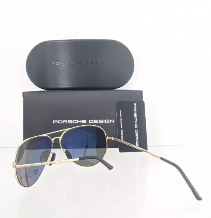 Brand New Authentic Porsche Design Sunglasses P 8508 A Gold P' 8508