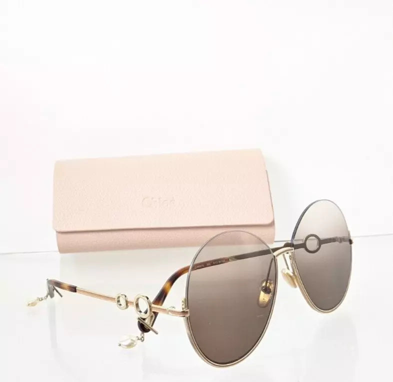 Brand New Authentic Chloe Sunglasses CE 0067S 003 61mm Gold 0067 Frame