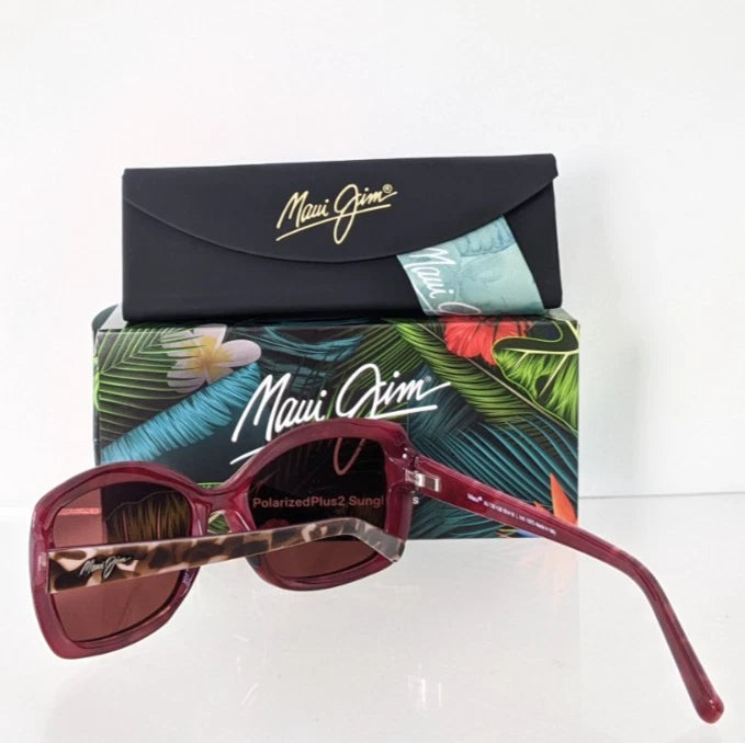 Brand New Authentic Maui Jim Sunglasses ORCHID MJ 735 - 12B STG - BG 56mm