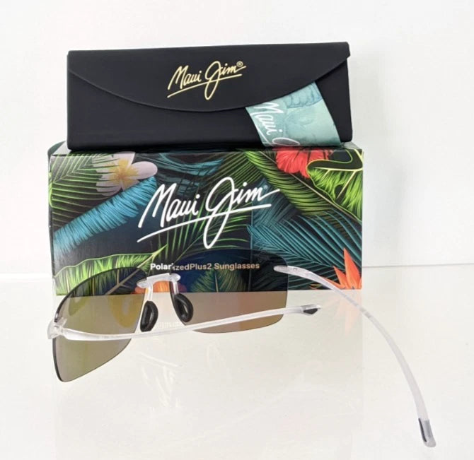 Brand New Authentic Maui Jim Sunglasses HEMA MJ 443 - 05CM MPLT - BH 62mm