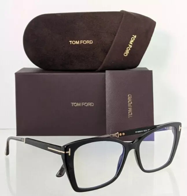 Brand New Authentic Tom Ford TF 5893 Eyeglasses 001 Frame FT 5893-B Frame 55mm