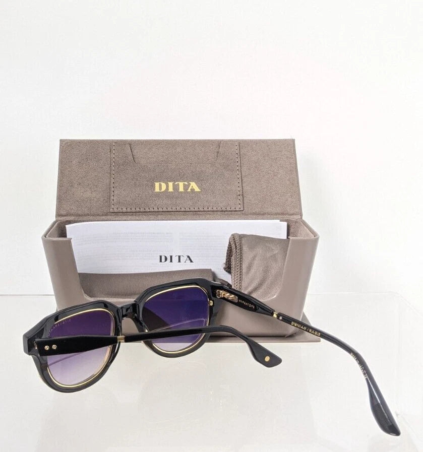 New Authentic Dita Sunglasses VARKATOPE DTS 707-A-01 Black Gold Frame Limited