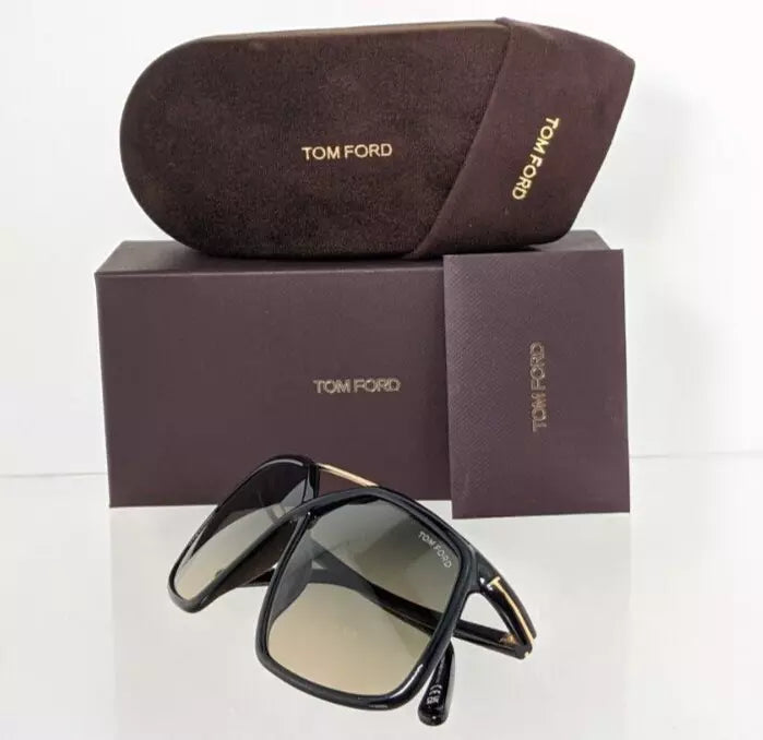 Brand New Authentic Tom Ford Sunglasses FT TF 1038 01B Meryl TF1038 64mm