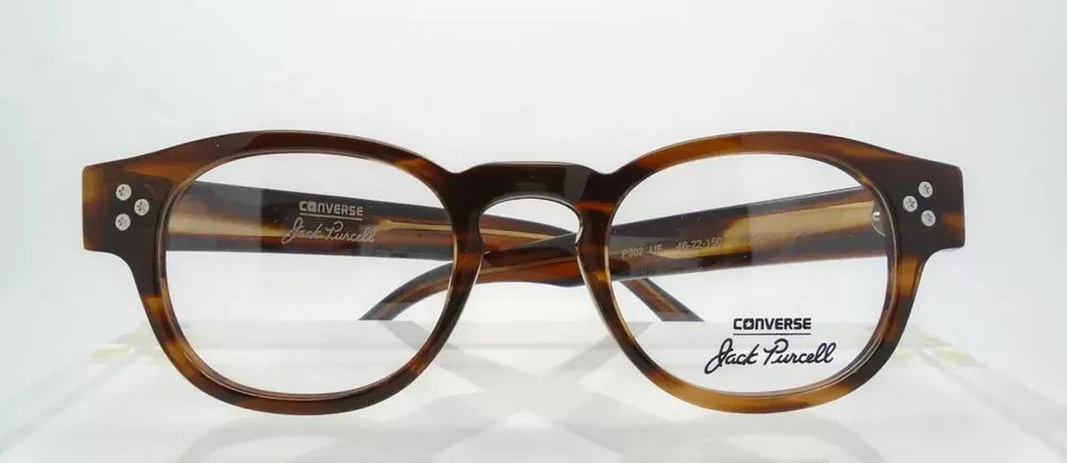 Brand New Authentic Converse Eyeglasses P002 Brown Horn 46mm Frame