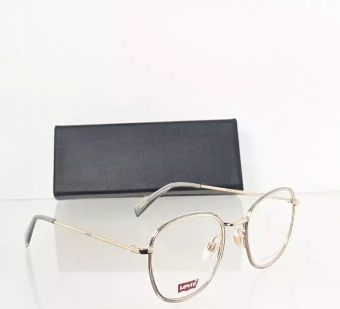 Brand New Authentic Levi Eyeglasses 1027 QWU Gold Grey 50mm Sunglasses