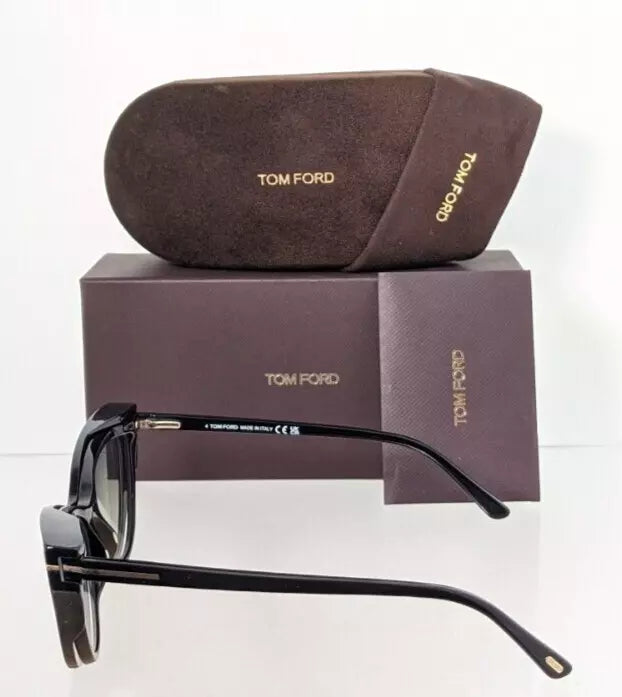 Brand New Authentic Tom Ford TF 5896 Eyeglasses 001 Frame FT 5896-B with Clip on