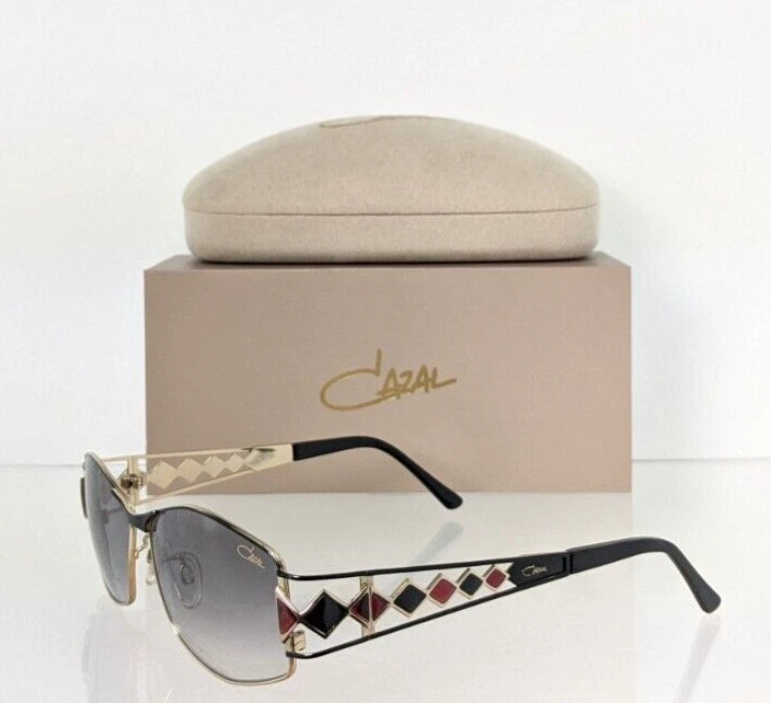 Brand New Authentic CAZAL Sunglasses MOD. 9098 COL. 001 Black & Gold Frame